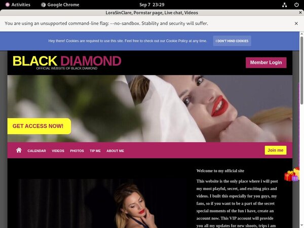 Account On Lorasinclare.modelcentro.com