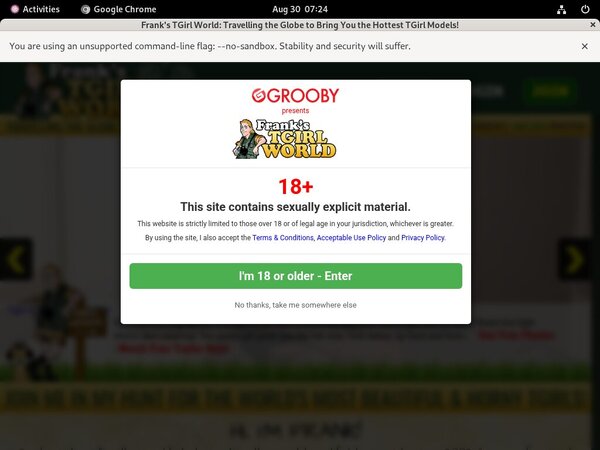 Franks T-Girl World Idealgasm