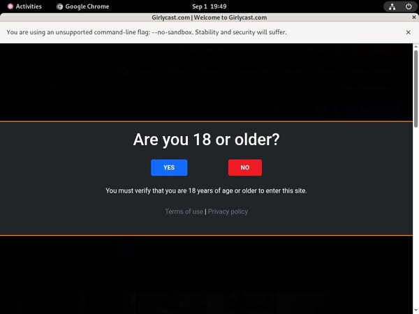 Free Accounts To GirlyCast.com