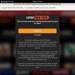Free Latina Fuck Tour Account Passwords
