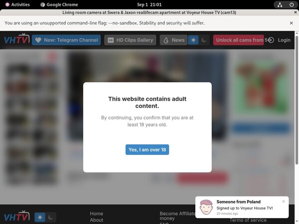 Free Voyeur-house.tv Account Passwords