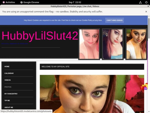 Hubbylilslut420 Site