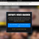 Ladyboys Fucked Bareback Account New