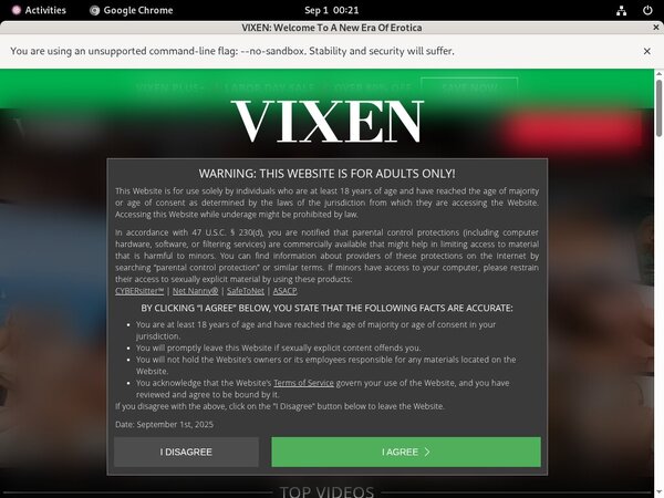 Mobile Vixen.com Account