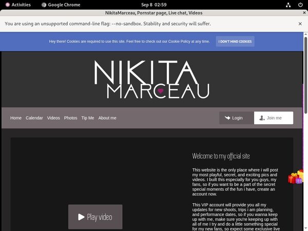 Nikitamarceau.modelcentro.com Gratis