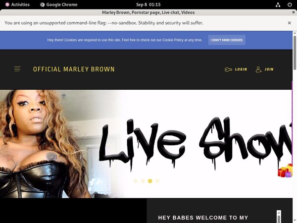 Officialmarleybrown.com Live Cams