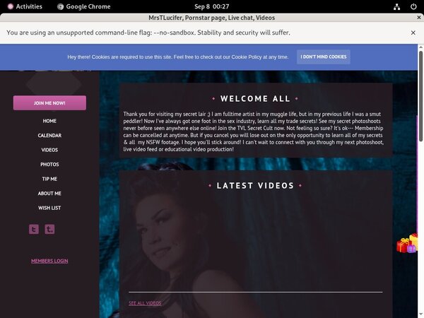 Porn Pass Trixievonlucifer.modelcentro.com
