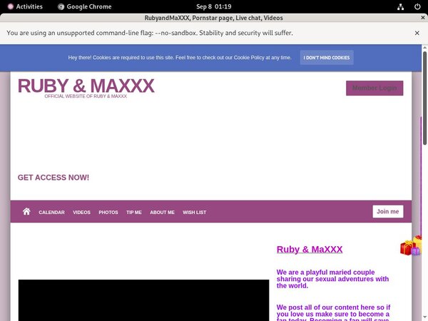 RubyandMaXXX Account Discount