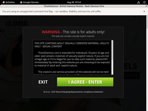 This Is Glamour With AOL Account