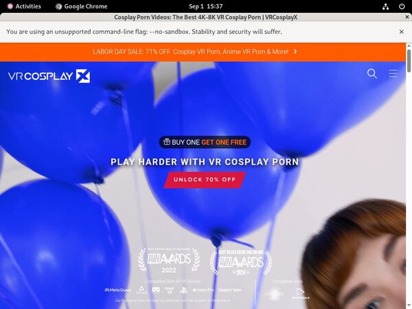 VR Cosplay X Free Sign Up