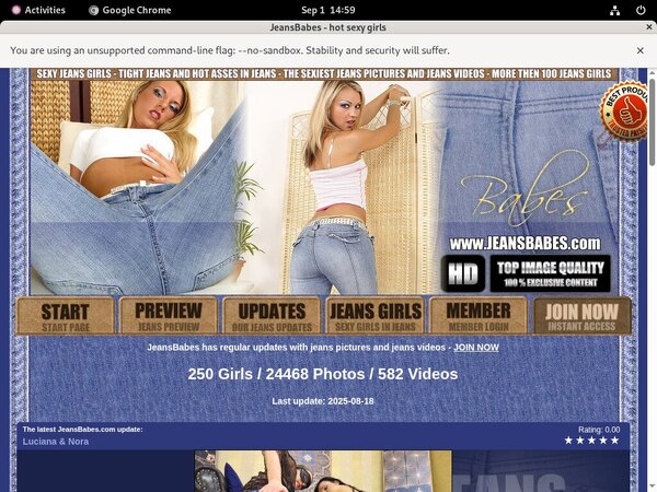 Jeans Babes Live