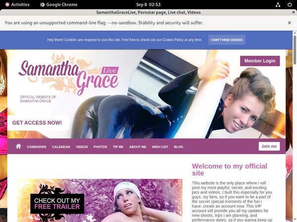 SamanthaGraceLive With Webbilling.com