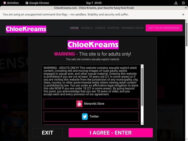 Chloekreams Vend-o.com