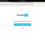 Footsie Bay Password Site