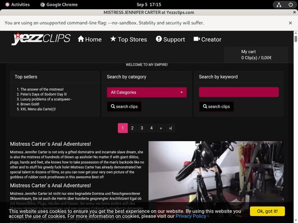 Yezzclips.com Stars