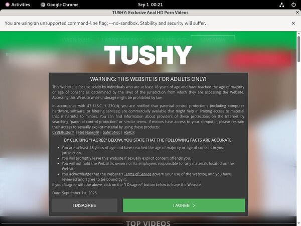 Discount Pass Tushy