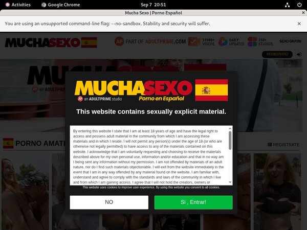 Muchasexo Working Account